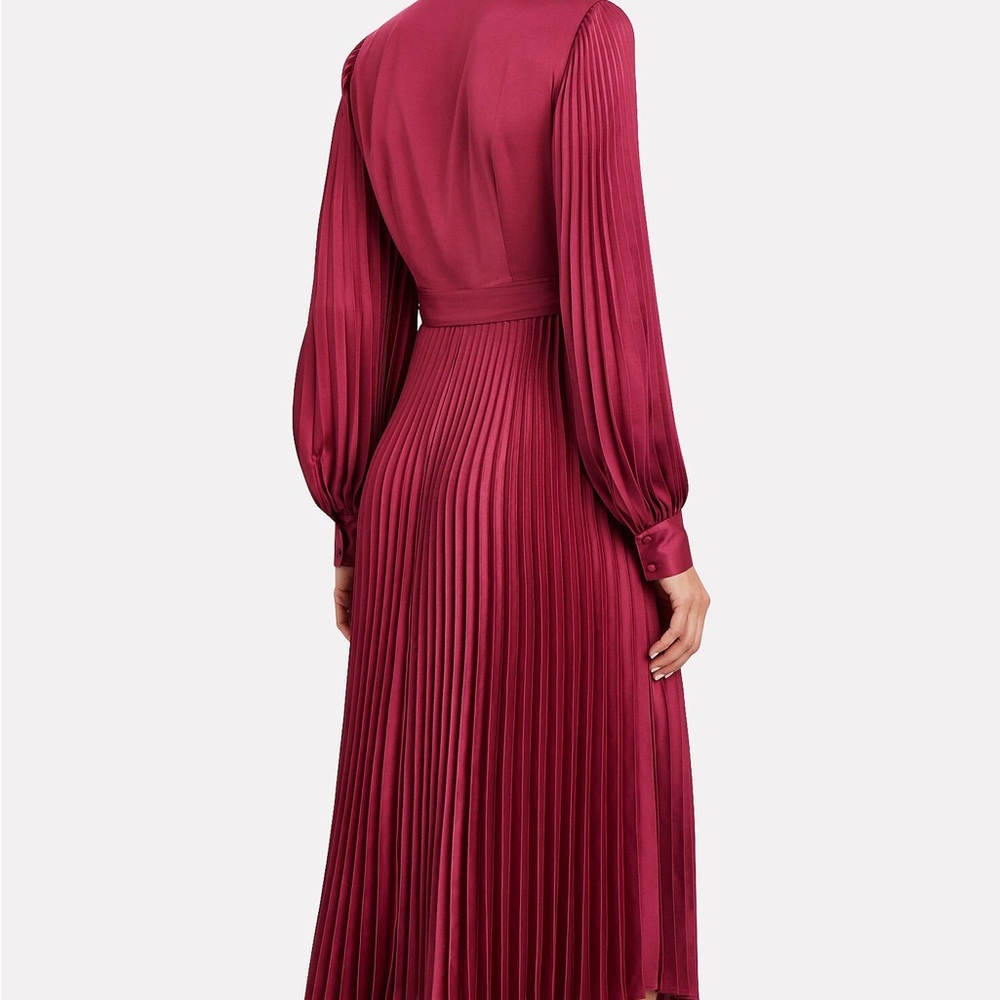 Allison Pleated Wrap Dress